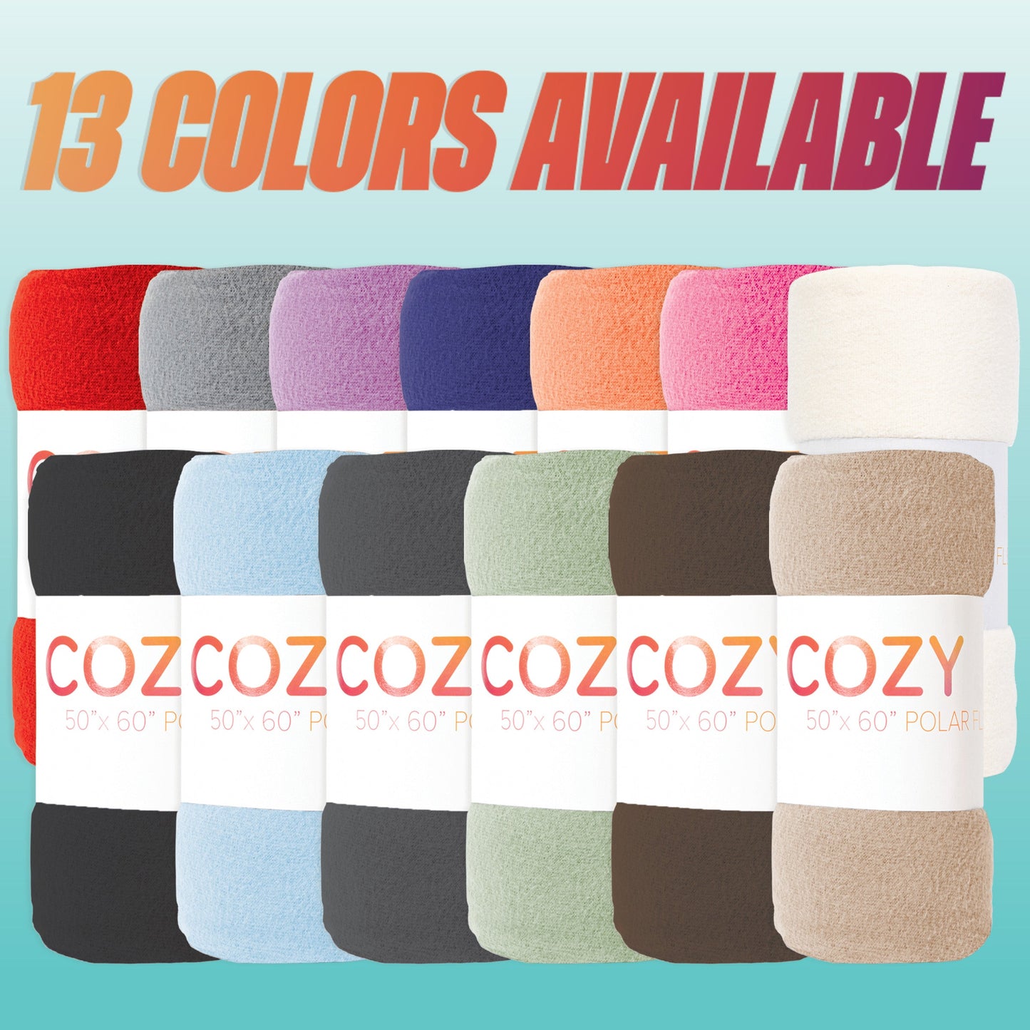 Arkwright Home® Cozy Soft Polar Fleece Throw 50x60 Black, 12/Case (FLC-PLR-5060-BK)