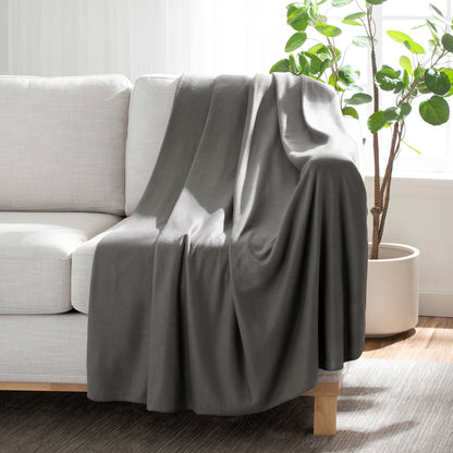 Arkwright Home® Cozy Soft Polar Fleece Throw 50x60 Assorted, 24/Case (FLC-PLR506024PK-ASST)