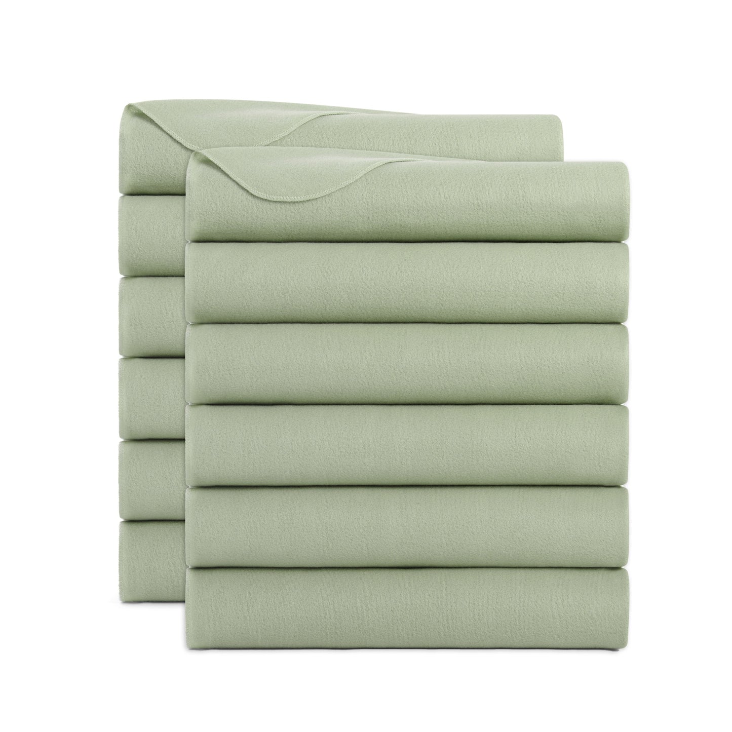Arkwright Home® Cozy Soft Polar Fleece Throw 50x60 Green, 12/Case (FLC-PLR-5060-GR)