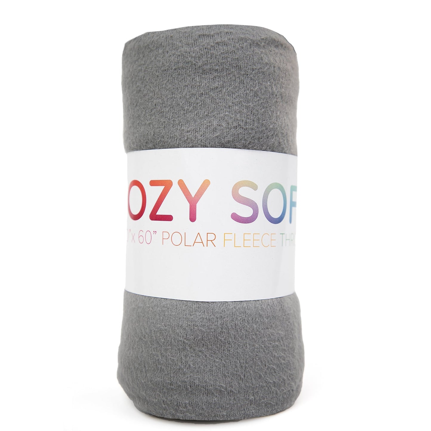 Arkwright Home® Cozy Soft Polar Fleece Throw 50x60 Light Grey, 12/Case (FLC-PLR-5060-GY-CS)