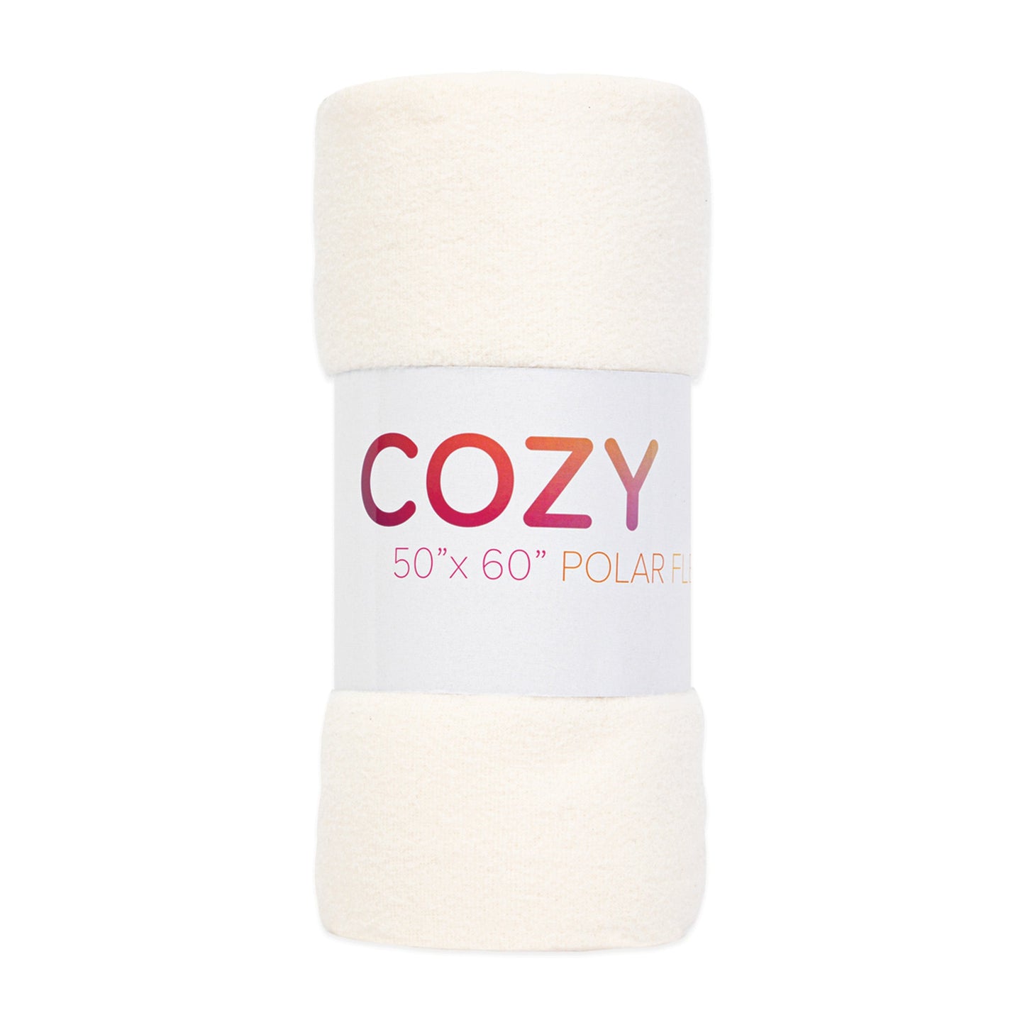 Arkwright Home® Cozy Soft Polar Fleece Throw 50x60 Ivory, 24/Case (FLC-PLR-5060-6PK-IV)