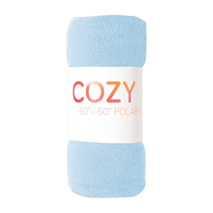 Arkwright Home® Cozy Soft Polar Fleece Throw 50x60 Light Blue, 24/Case (FLC-PLR-5060-6PK-LB)
