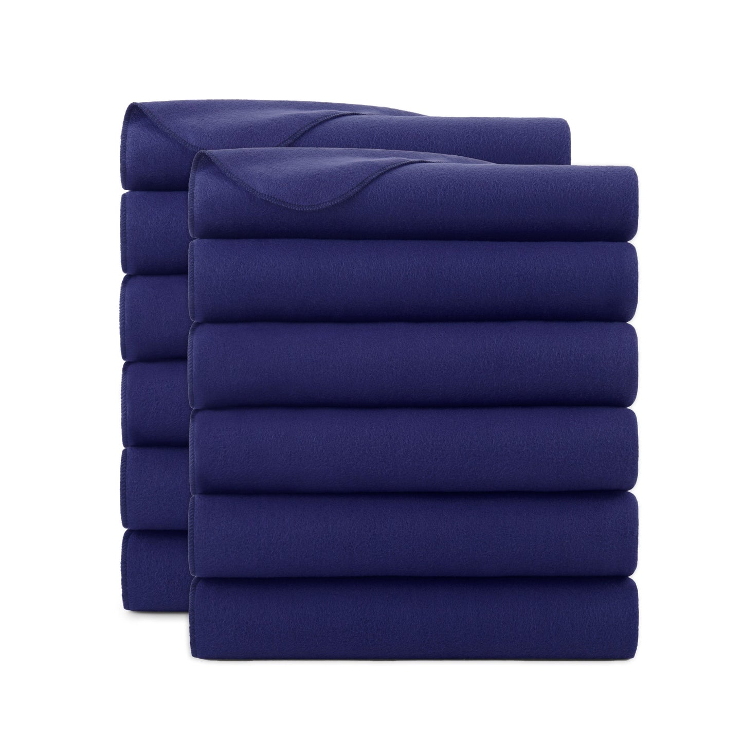 Arkwright Home® Cozy Soft Polar Fleece Throw 50x60 Navy, 12/Case (FLC-PLR-5060-NV-CS)