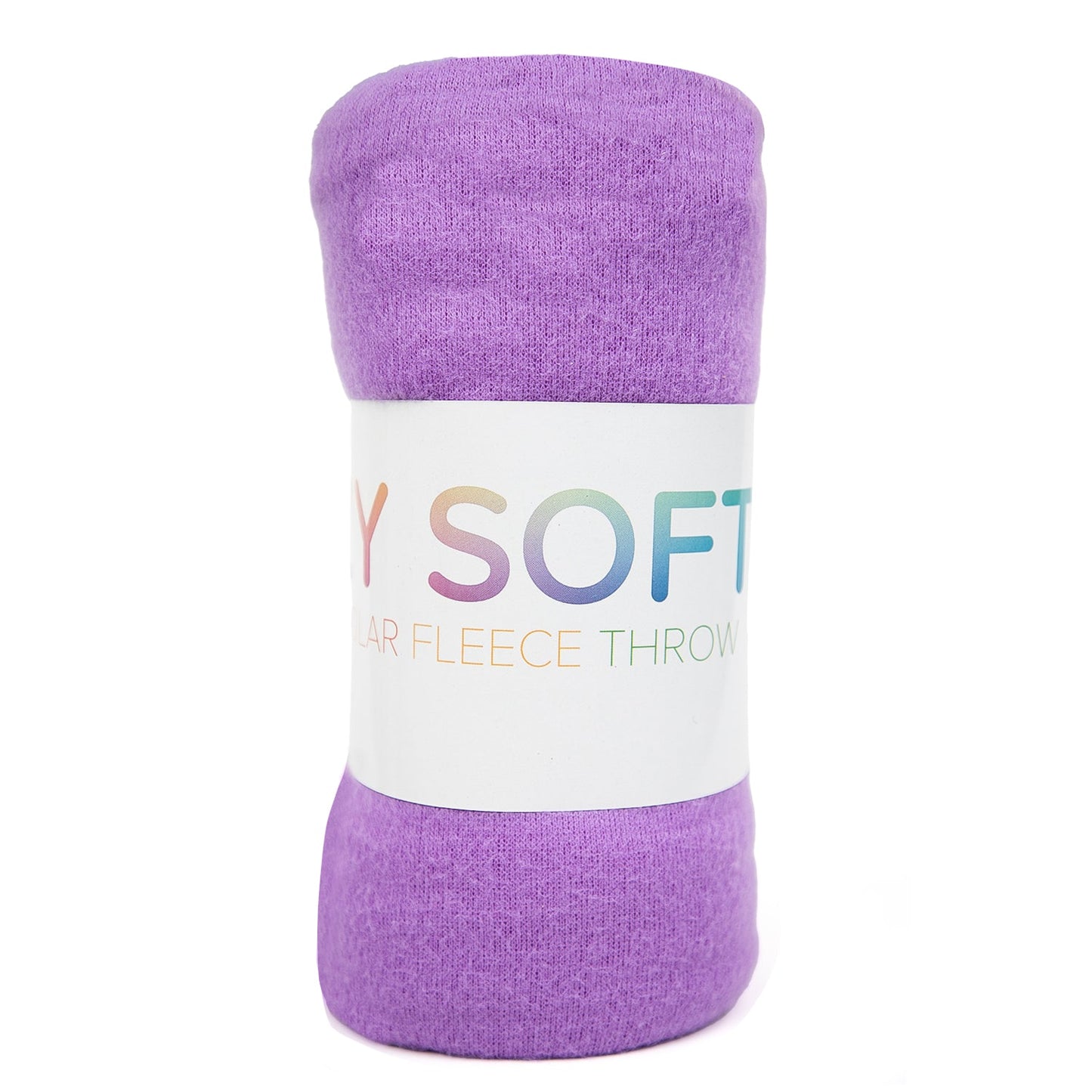 Arkwright Home® Cozy Soft Polar Fleece Throw 50x60 Purple, 12/Case (FLC-PLR-5060-PU-CS)