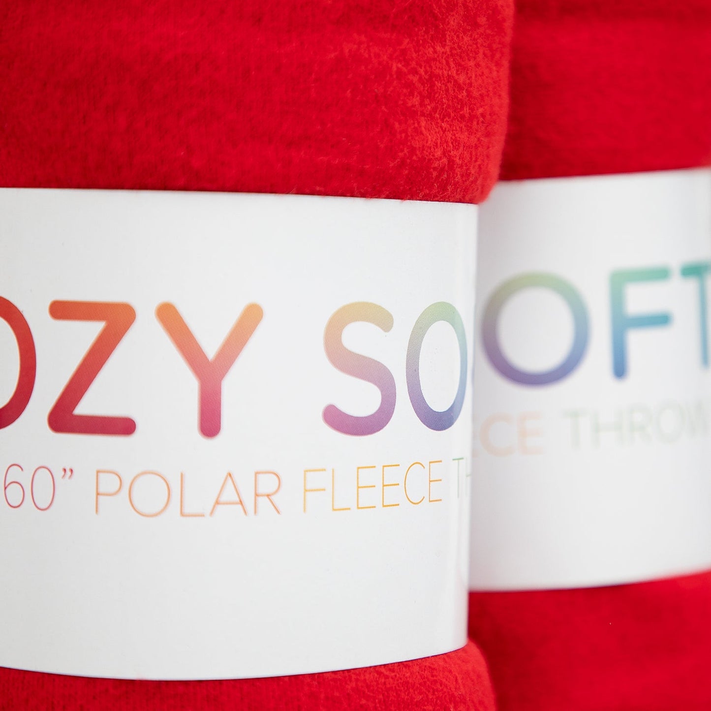 Arkwright Home® Cozy Soft Polar Fleece Throw 50x60 Red, 12/Case (FLC-PLR-5060-RD-CS)