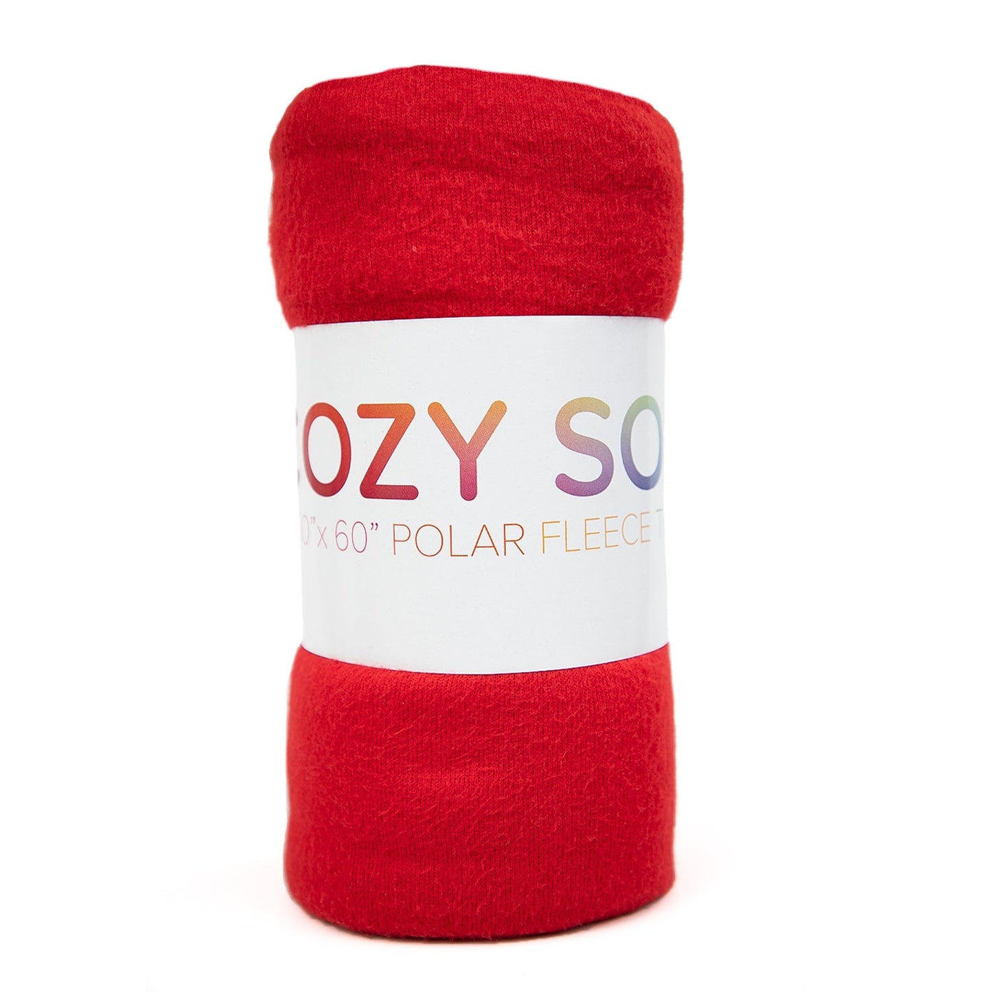 Arkwright Home® Cozy Soft Polar Fleece Throw 50x60 Red, 24/Case (FLC-PLR-5060-6PK-RD)