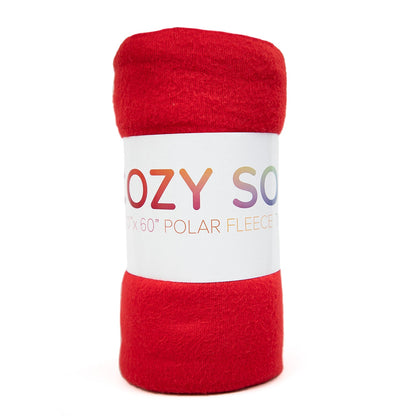 Arkwright Home® Cozy Soft Polar Fleece Throw 50x60 Red, 12/Case (FLC-PLR-5060-RD-CS)