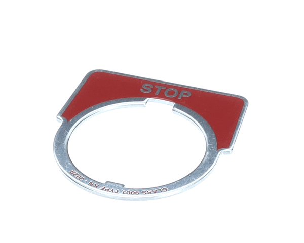 Falcon Fabricators A31-306 Stop Nameplate (FLCA31-306)