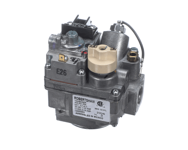 Frymaster FM130000860 Gas Valve, Natural, 24VAC, 24V, Robertshaw (FM130000860)
