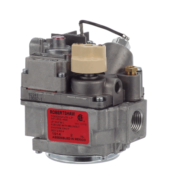Frymaster FM8072424 Gas Valve, Propane Gas, 1/2 inches x 1/2 inches, For Use with Millivolt (FM8072424)