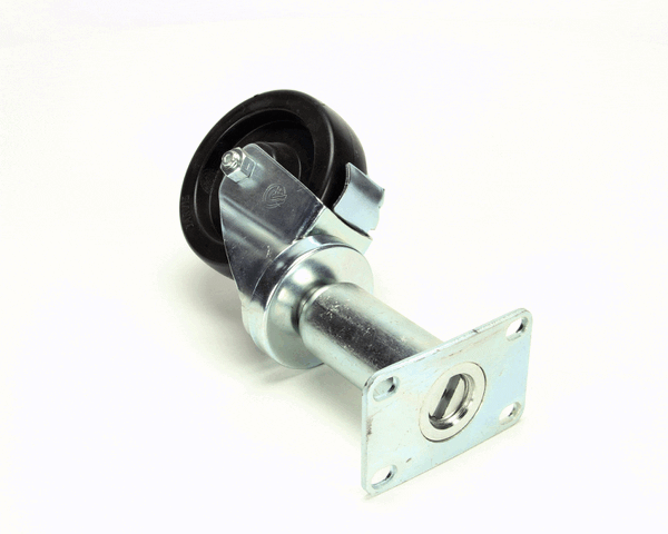 Frymaster FM8100326 Caster With Brake, Swivel Plate, 4 inches (FM8100326)