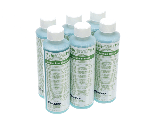 Follett FOL01149954 Safe Clean Plus, Ice Machine Cleaner, 8 Ounce Bottle, Pack of 6 REPLACEMENT FOL01054691 (FOL01149954)