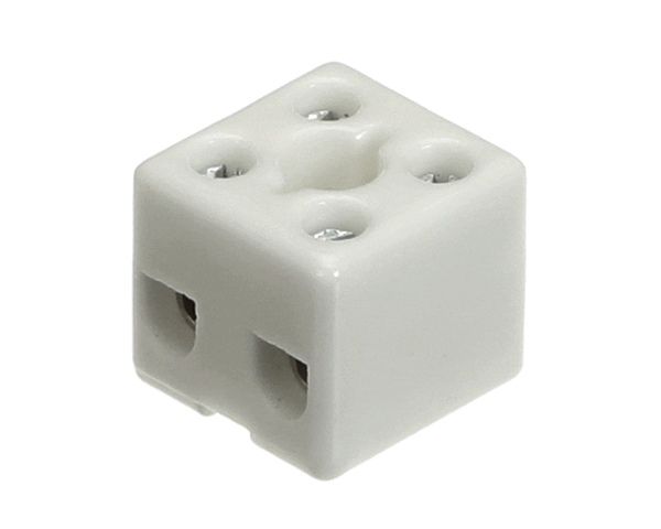 Fri-Jado 2300121 Terminal Block Crown, 2-Pole, Porcelain (FRIJ2300121)