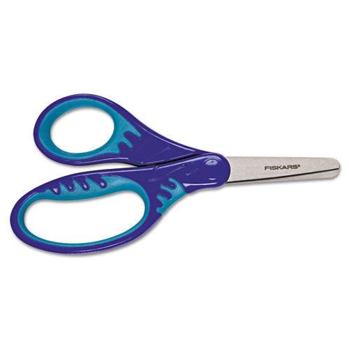 Fiskars Softgrip Scissors for Kids, Blunt Tip, 5" (FSK1942201001)