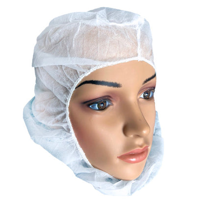 High-Tech Conversions White 17 GSM Poly Pro Hood, Case of 1000 (HOSGAH-HOOD-WH)
