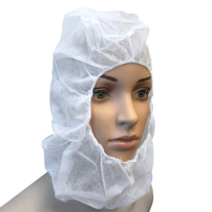 High-Tech Conversions White 17 GSM Poly Pro Hood, Case of 1000 (HOSGAH-HOOD-WH)