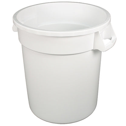 Impact® Gator® Trash Container, 10 Gallon, 6/Case, White (IMPGC100101)