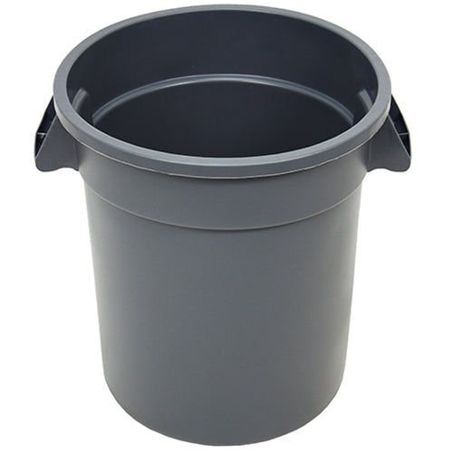 Impact® Gator® Trash Container, 10 Gallon, 6/Case, Gray (IMPGC100103)