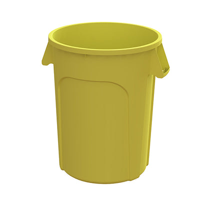 Impact® Gator® Trash Container, 20 Gallon, 6/Case, Yellow (IMPGC200102)