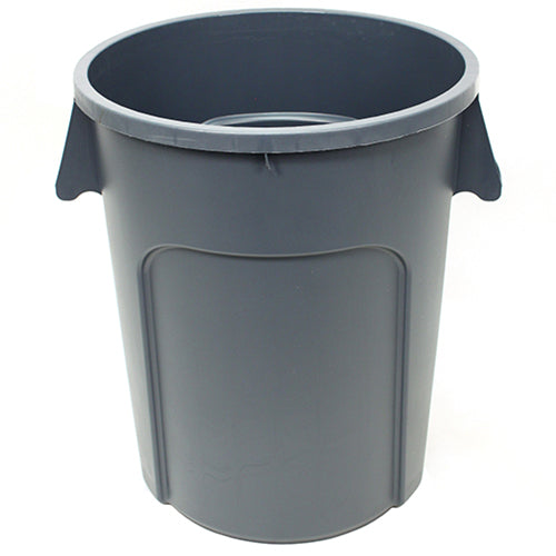Impact® Gator® Trash Container, 32 Gallon, 5/Case, Gray (IMPGC320103)