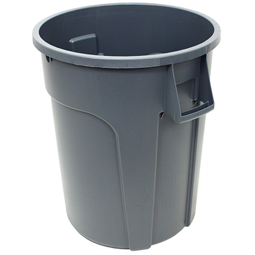 Impact® Gator® Trash Container, 32 Gallon, 5/Case, Gray (IMPGC320103)