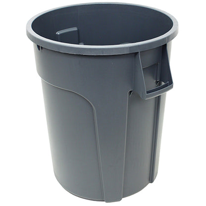 Impact® Gator® Trash Container, 32 Gallon, 5/Case, Gray (IMPGC320103)
