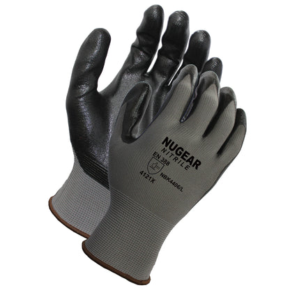 Safety Zone® Nitrile Foam Coated Gloves 13G, Gray, Sm, 12 Pairs (SZNGCN13GS)