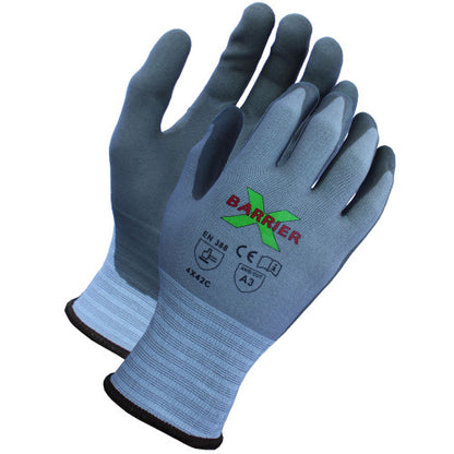 Safety Zone® Coated Cut Resistant Gloves 18G A3 Gray 2XL, 12 Pairs (SZNGCX18A3GXX)