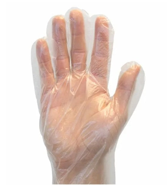 Safety Zone® Polyethylene Powder Free Gloves, Clear, Med, Case of 1000 (SZNGDPE-MD)