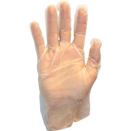Safety Zone® Micro-Textured Strech Hybrid Gloves, Clear, Lrg, Case of 1000 (SZNGDSH-LG)