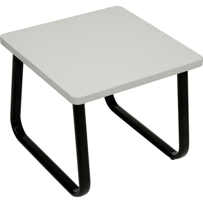 Interion Square End Table 20" x 20" Gray Top (WB238410GY)