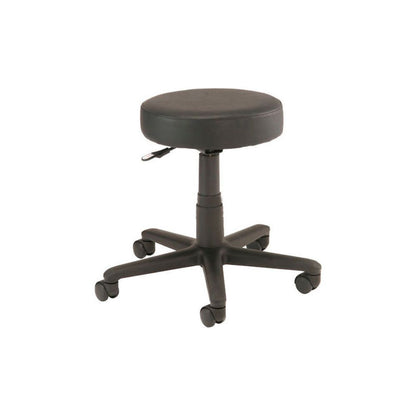 Interion Shop Stool - Vinyl - Black (WB240152BK)