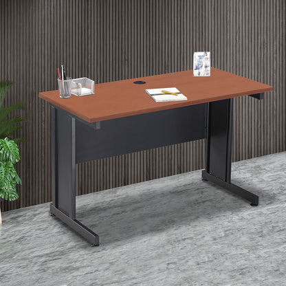 Interion Traditional Office Desk, 48"W x 24"D x 30"H, Cherry (WB240344CH)