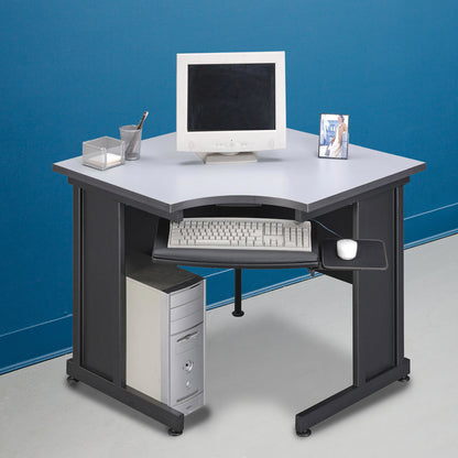 Interion 36"W Corner Desk - Gray (WB240347GY)