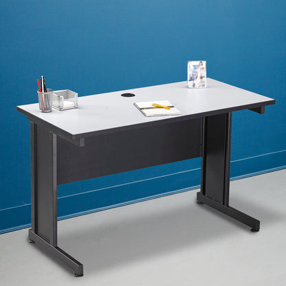 Interion Traditional Office Desk, 36"W x 24"D x 30"H, Gray (WB249012AGY)
