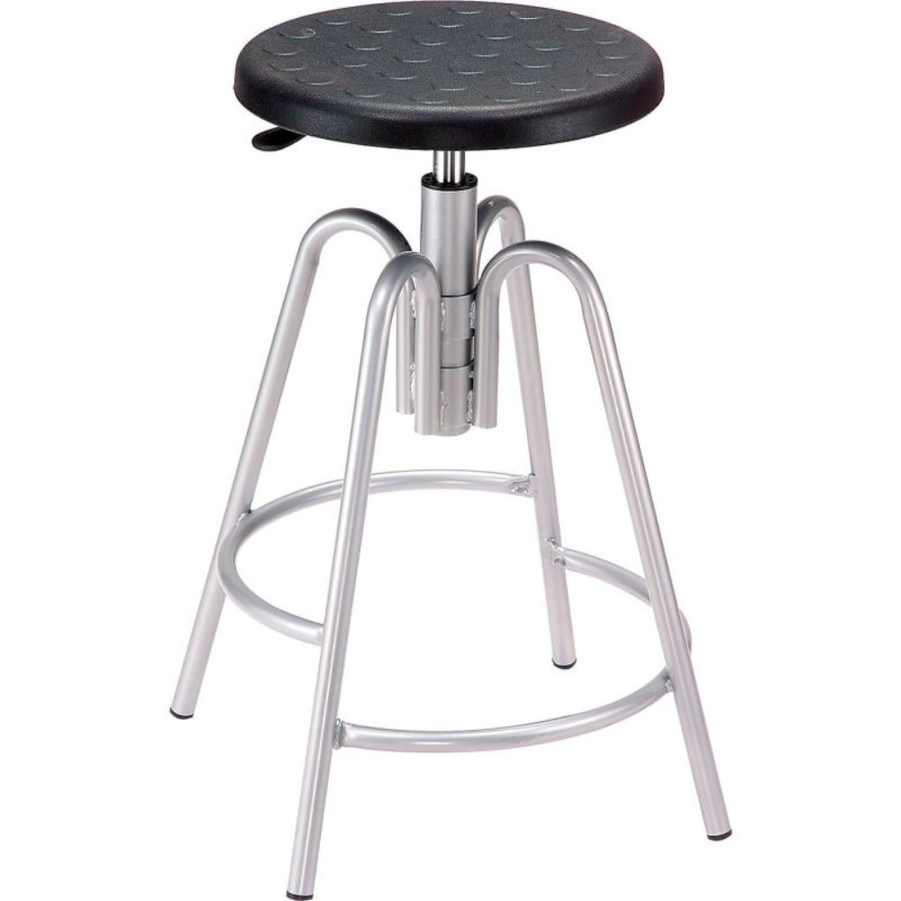 Interion Shop Stool - Polyurethane - Black (WB250788)