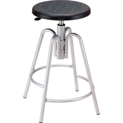 Interion Shop Stool - Polyurethane - Black (WB250788)