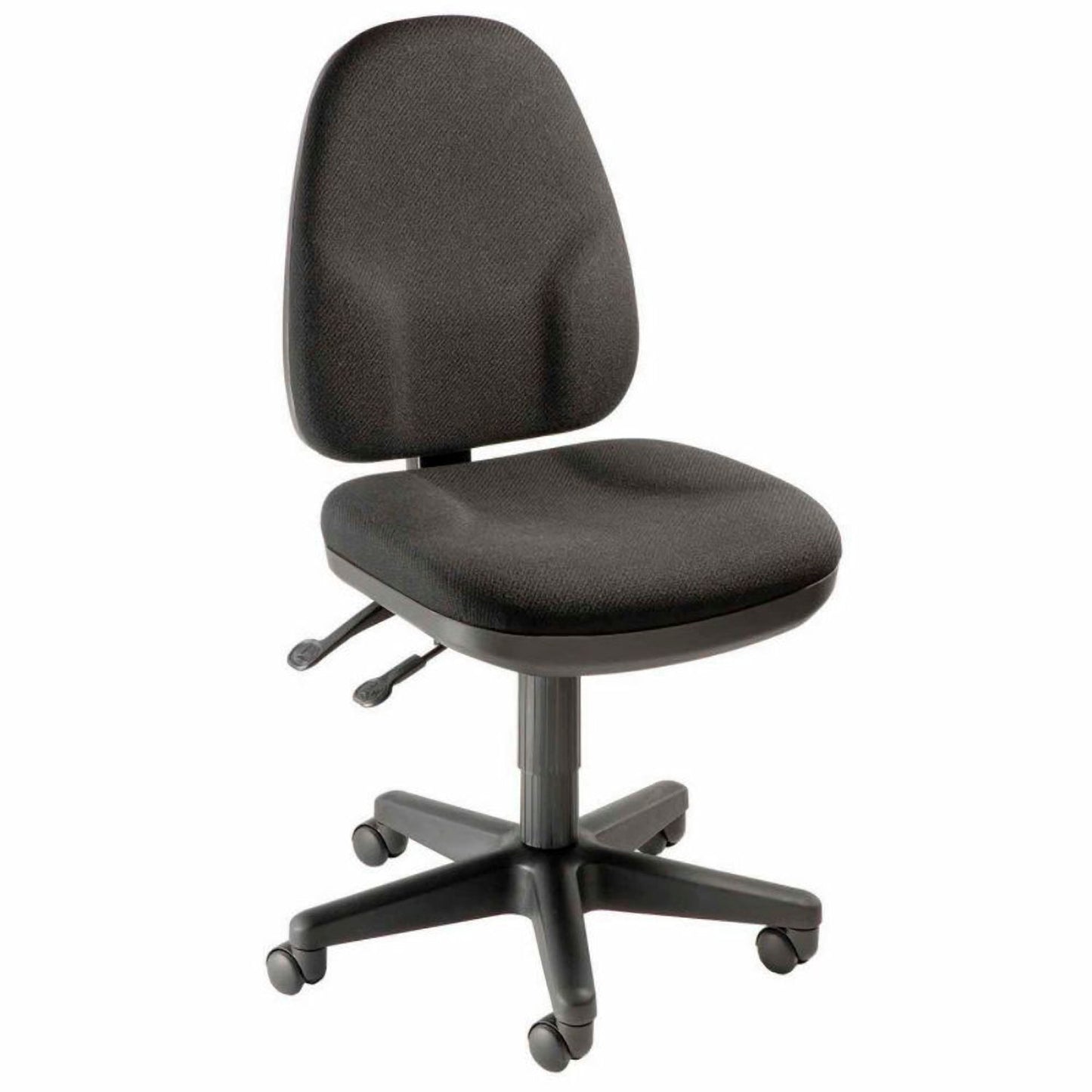 Interion Task Chair With 19"H Back, Fabric, Black (WB252261BK)