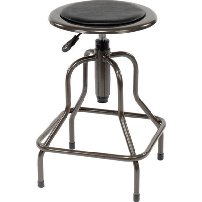 Interion Industrial Stool - Vinyl - Black (WB277615)