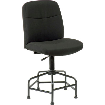 Interion Big and Tall Stool - Fabric - Black (WB506547)