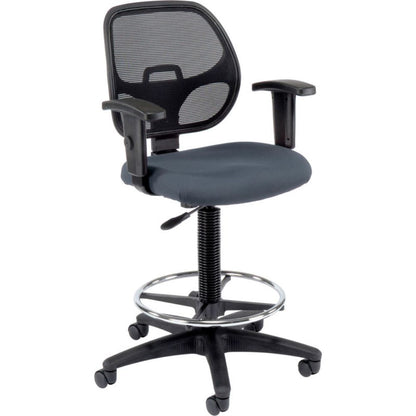 Interion Drafting Stool - Fabric - Gray (WB695262GY)