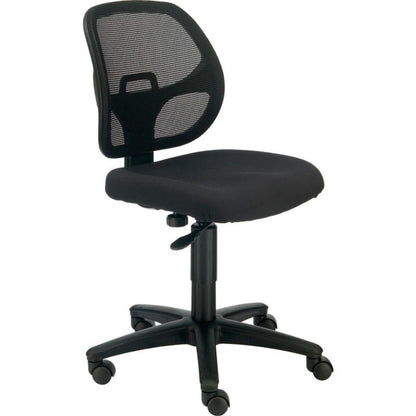 Interion Mesh Office Chair With Mid Back, Fabric, Black (WB695644BK)