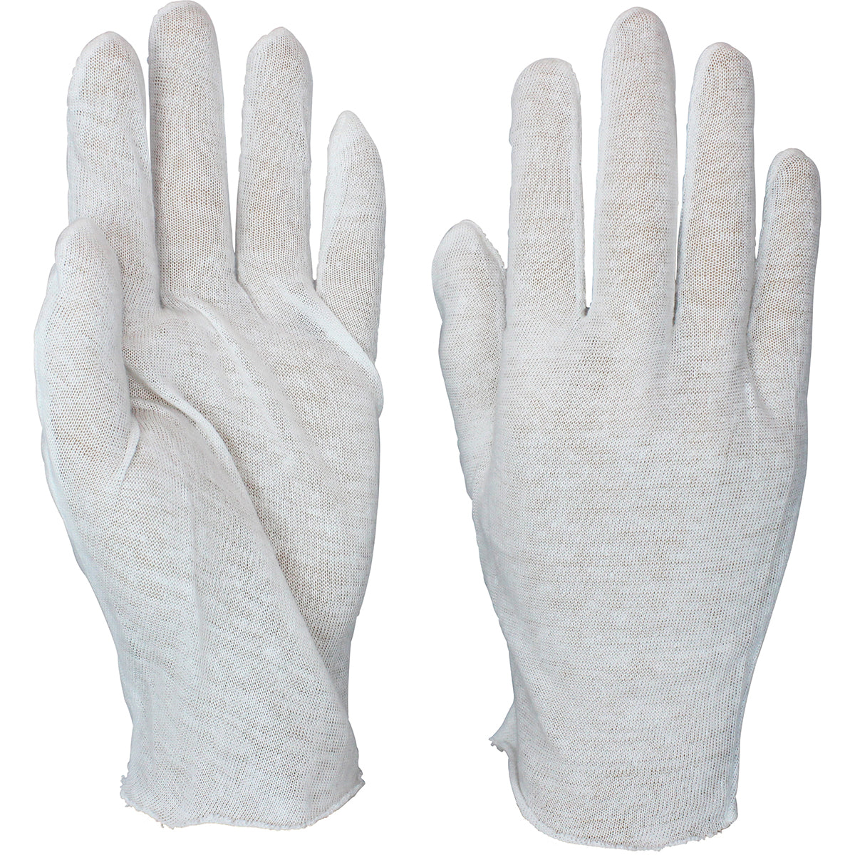 Impact® Cotton Inspector Gloves, White, Mens, 12 Pairs (IMPGILW-MN-1P)