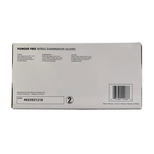 Safety Zone® Nitrile Powder Free 5.5 mil Exam Gloves, Black, 2XL, Case of 1000 (SZNGL-N105FXXL)