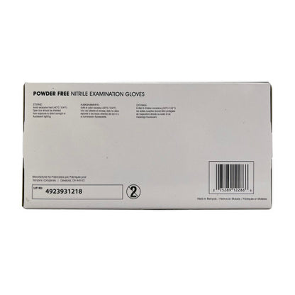 Safety Zone® Nitrile Powder Free 5.5 mil Exam Gloves, Black, 2XL, Case of 1000 (SZNGL-N105FXXL)