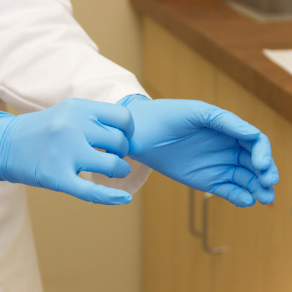 Safety Zone® Nitrile Powder Free 5.5 mil Exam Gloves, Blue, 2XL, Case of 1000 (SZNGL-N106FXX)