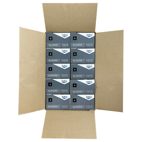 Safety Zone® Nitrile Powder Free 7 mil Exam Gloves, Black, Sm, Box of 100 (SZNGL-N107FS)