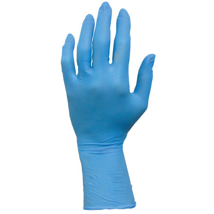 Safety Zone® Nitrile Powder Free 8 mil 12" Exam Gloves, Blue, XL, Box of 50 (SZNGL-N108EPF-XLG)