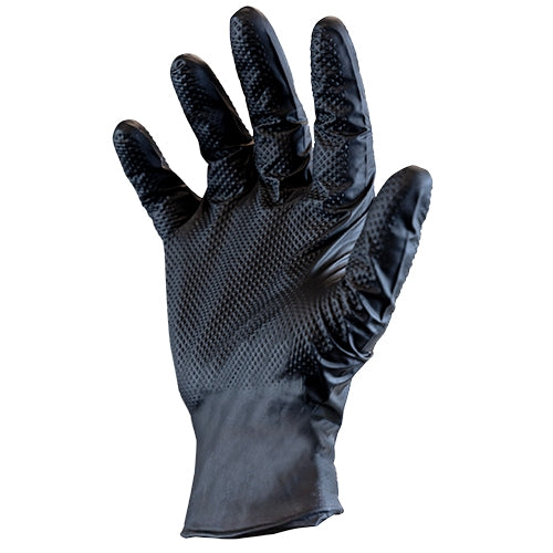 Safety Zone® Nitrile Powder Free 6 mil Gloves, Black, 2XL, Box of 100 (SZNGL-NT106BKFXX)