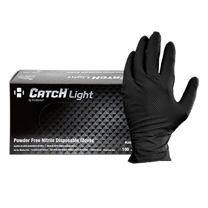 Safety Zone® Nitrile Powder Free 6 mil Gloves, Black, 2XL, Box of 100 (SZNGL-NT106BKFXX)